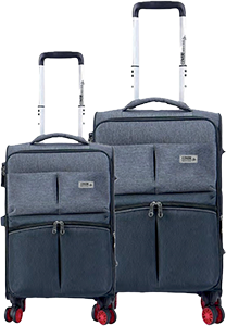 SET 2 TROLLEY IN TESSUTO EVA COVERI MOVING