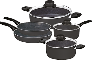 BATTERIA
PENTOLE
LA RUSTICA
8 PEZZI