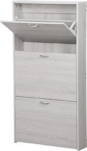 SCARPIERA SLIM 3 AN TE IN MDF COLORE BIANCO GHIACCIO