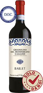 GRIGNOLINO DEL MONFERRATO CASALESE DOC BARLET CANTINA DEL MONFERRATO