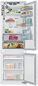 FRIGORIFERO COMBINATO DA INCASSO BRB70F26CES0EF