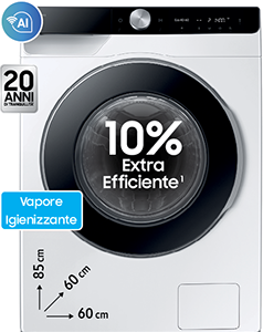 Lavatrice 1.400 giri Ai•Control WW11DG6B25LK