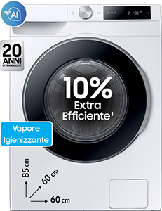 Lavatrice 1.400 giri Ai•Control WW90DG6U25LEU3