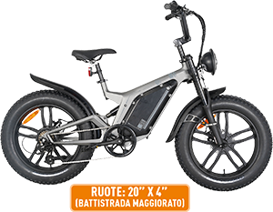 FAT-BIKE PEDALATA ASSISTITA K1