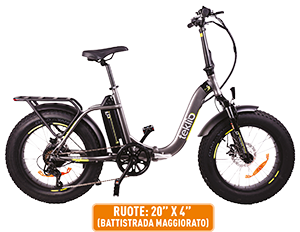 FAT E-BIKE A PEDALATA ASSISTITA TEKLIO TF3