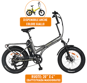 FAT E-BIKE A PEDALATA ASSISTITA TEKLIO TF4
