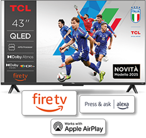 TV QLED 4K UHD 43” 43T6C