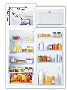 FRIGORIFERO DOPPIA PORTA DA INCASSO CFBD24502ESH