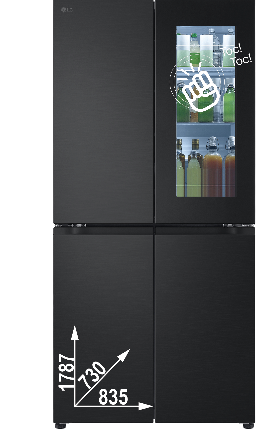 FRIGORIFERO MULTIDOOR SLIM INSTAVIEW TM GMV860EPDE