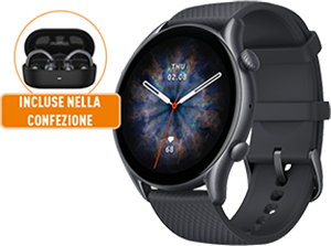 BUNDLE GTR3 PRO INFINITY BLACK + AURICOLARI OPEN EAR UP