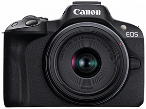 EOS R50 BLACK + RF-S 18-45MM F 4,5-6,3 IS STM