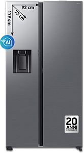 FRIGORIFERO SIDE BY SIDE RS80F67KCTEF