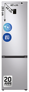 FRIGORIFERO COMBINATO RB38C672CSA