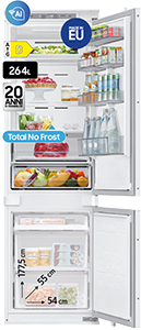 Frigorifero da Incasso F1rst 60 AI BRB70F26BDS0