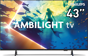 AMBILIGHT TV SMART 4K 43PUS8010