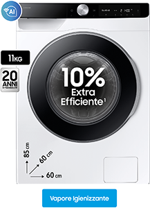 Lavatrice 1.400 giri EcoDosatore® Ai•Control WW11DG6B85LK