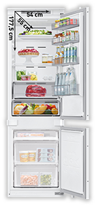 FRIGORIFERO COMBINATO DA INCASSO BRB70F26CES0EF