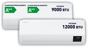 CONDIZIONATORE DUALSPLIT 40LUZON9+12