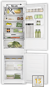 FRIGORIFERO COMBINATO DA INCASSO WHKN3253B4E