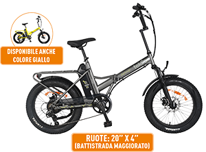 FAT E-BIKE A PEDALATA ASSISTITA TEKLIO TF4