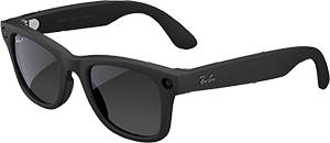 Wayfarer larga (Gen 2) - Nero opaco, Lenti grafite sfumata polarizzate