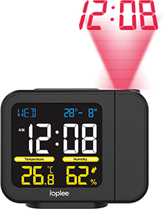OROLOGIO A PROIEZIONE CON TEMPERATURA