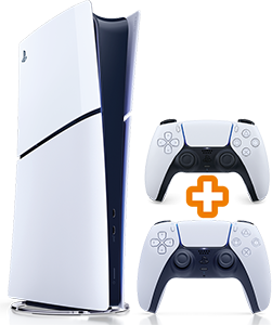 PS5 SLIM DIGITAL + 2°DUALSENSE