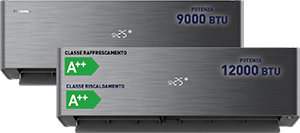 CONDIZIONATORE DUAL SPLIT ENERGY PROX BLACK