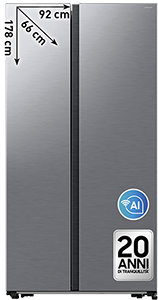 FRIGORIFERO SIDE BY SIDE RS57DG400EM9EF