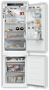 FRIGORIFERO COMBINATO DA INCASSO HBQW5518E