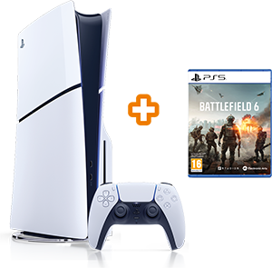 PS5 SLIM DISC + BATTLEFIELD 6