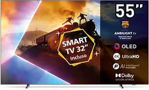 SMART TV 4K OLED AMBILIGHT 55OLED770