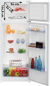 FRIGORIFERO DOPPIA PORTA BDSA250K3SN