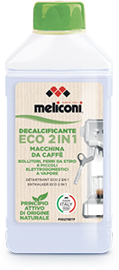 DECALCIFICANTE ECO 2 IN 1 PER MACCHINA DA CAFFÈ E DI ALTRI PICCOLI ELETTRODOMESTICI COME FERRI DA STIRO, BOLLITORI, FORNI A VAPORE
