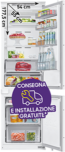 FRIGORIFERO COMBINATO BRB70F26BDS0EF