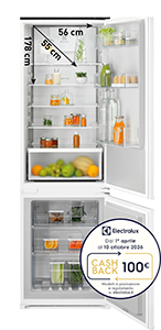 FRIGORIFERO COMBINATO DA INCASSO LNT6ME18S3