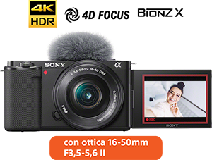 Vlog Camera a ottiche intercambiabili ZV-E10K