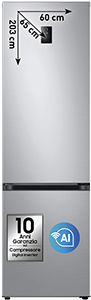 FRIGORIFERO COMBINATO RB38C674CSA