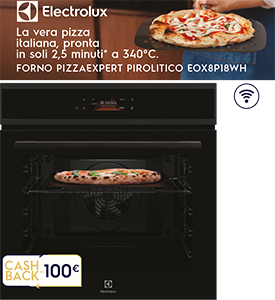 FORNO PIZZAEXPERT PIROLITICO EOX8P18WH