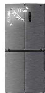 FRIGORIFERO MULTIDOOR SLIM 4DE48NV1XD0