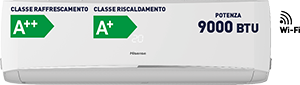 CONDIZIONATORE MONOSPLIT HALO + 9.000