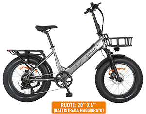 FAT E-BIKE A PEDALATA ASSISTITA TEKLIO TF5