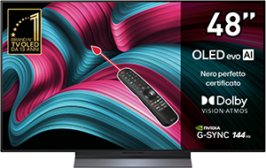 SMART TV 4K OLED EVO AI 48C55