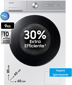 Lavatrice QuickDrive™ 1.400 giri BESPOKE AI™ WW90DB8U95GH