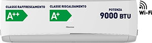 CONDIZIONATORE MONOSPLIT HALO + 9.000