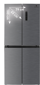 FRIGORIFERO MULTIDOOR SLIM 4DE48NV1XD0