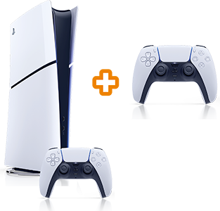 PS5 SLIM DIGITAL + 2° DUALSENSE