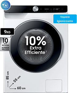 Lavatrice EcoDosatore® 1.400 giri Ai•Control WW90DG6U85LK