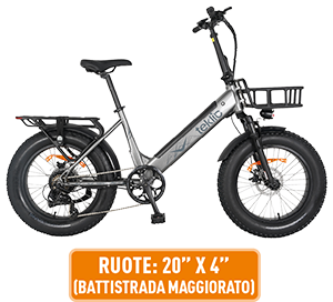 FAT E-BIKE A PEDALATA ASSISTITA TEKLIO TF5