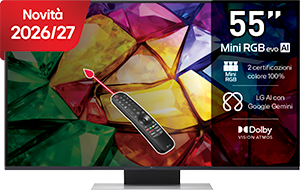 SMART TV 4K MINI RGB EVO 55MRGB87B